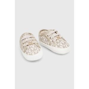 Topánky pre bábätká Michael Kors zlatá farba