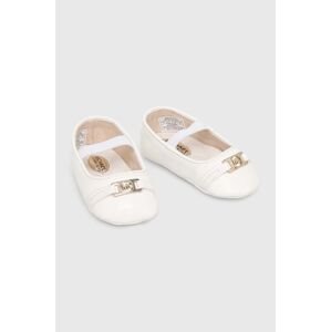 Topánky pre bábätká Michael Kors biela farba