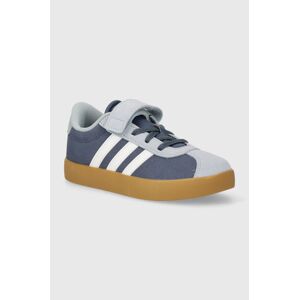 Detské semišové tenisky adidas VL COURT 3.0 EL C