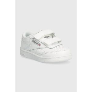 Detské kožené tenisky Reebok Classic Club C biela farba, 100075007