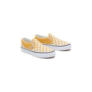 Detské tenisky Vans UY Classic Slip-On žltá farba