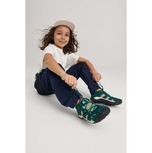 Detské sandále Reima Talsi zelená farba