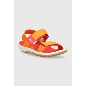 Detské sandále Keen ELLE BACKSTRAP oranžová farba