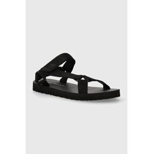 Sandále Calvin Klein Jeans SANDAL VELCRO RP IN BTW pánske, čierna farba, YM0YM00944