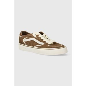 Semišové tenisky Vans Rowley Classic hnedá farba, VN0009QJN441