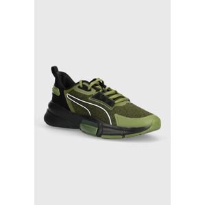 Tréningové topánky Puma PWRFrame TR 3 Neo zelená farba, 379627