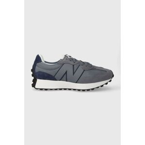 Tenisky New Balance 327 tmavomodrá farba, U327MA