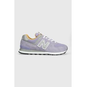 Tenisky New Balance 574 fialová farba, U574BGG