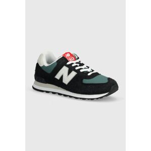 Tenisky New Balance 574 čierna farba, U574MGH