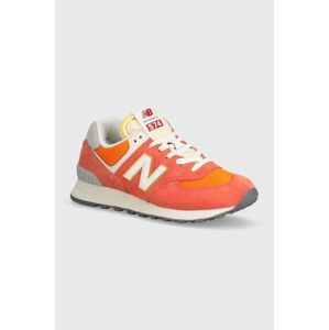 Tenisky New Balance 574 oranžová farba, U574RCB