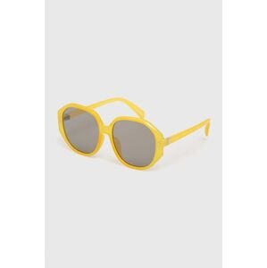 Slnečné okuliare Aldo NAMI dámske, žltá farba, NAMI.701