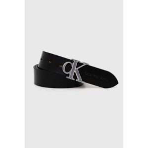Obojstranný opasok Calvin Klein Jeans dámsky, čierna farba