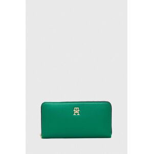 Peňaženka Tommy Hilfiger dámsky, zelená farba