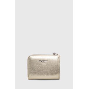 Peňaženka Pepe Jeans BRIANA WALLET dámska, zlatá farba, PL070245