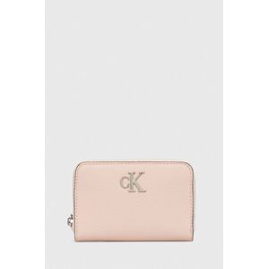 Peňaženka Calvin Klein Jeans dámsky, ružová farba