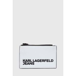 Peňaženka Karl Lagerfeld Jeans biela farba