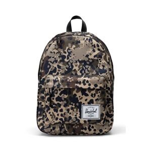 Ruksak Herschel Classic Backpack zelená farba, veľký, vzorovaný