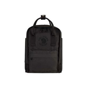 Ruksak Fjallraven Re-Kanken Mini čierna farba, malý, s nášivkou, F23549