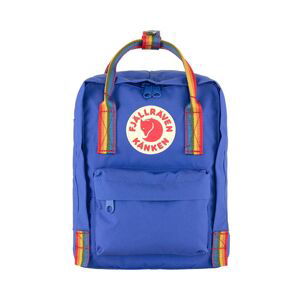 Ruksak Fjallraven Kanken Rainbow Mini tmavomodrá farba, malý, s nášivkou, F23621