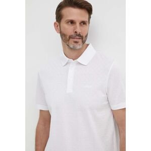 Bavlnené polo tričko Joop! Pacey biela farba, jednofarebné, 30036120 10015575
