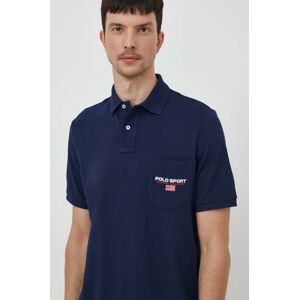 Bavlnené polo tričko Polo Ralph Lauren s nášivkou