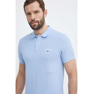 Bavlnené polo tričko Tommy Jeans s nášivkou, DM0DM18927