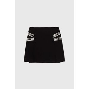 Dievčenská sukňa Pinko Up čierna farba, mini, rovný strih