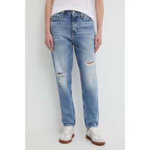 Rifle Calvin Klein Jeans dámske,vysoký pás,J20J223310