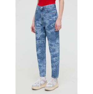 Rifle Tommy Jeans dámske, vysoký pás