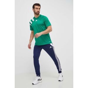 Tréningové nohavice adidas Performance Tiro 24 tmavomodrá farba, vzorované, IS2154