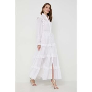 Šaty Ivy Oak biela farba, maxi, áčkový strih, IO117619