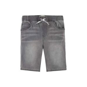 Detské rifľové krátke nohavice Levi's šedá farba