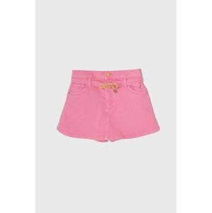 Detské sukňo-nohavice Pinko Up ružová farba, hladké, nastaviteľný pás