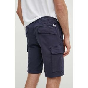 Šortky Pepe Jeans GYMDIGO CARGO pánske, tmavomodrá farba, PM801077