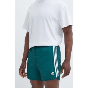 Šortky adidas Originals pánske, zelená farba, IM9416