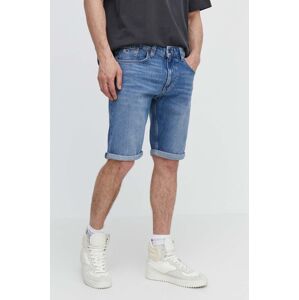 Rifľové krátke nohavice Tommy Jeans pánske, DM0DM18792