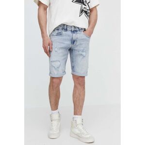 Rifľové krátke nohavice Tommy Jeans pánske, DM0DM18796