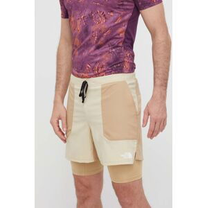 Športové krátke nohavice The North Face Sunriser pánske, béžová farba, NF0A88SGPV61