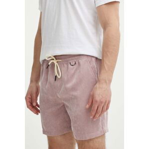 Štruksové šortky Picture Dalvik ružová farba, MSH088