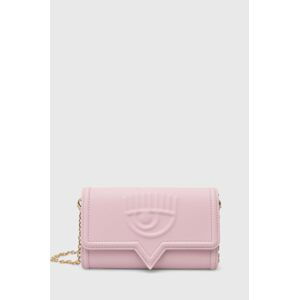 Peňaženka Chiara Ferragni ružová farba