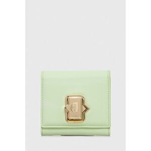Peňaženka Chiara Ferragni EYELIKE dámsky, zelená farba, 76SB5PF3