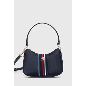 Kabelka Tommy Hilfiger tmavomodrá farba, AW0AW16780