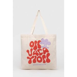 Plážová taška On Vacation Goodlife Club béžová farba, OVC BAG10