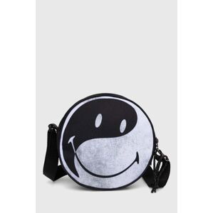 Malá taška Eastpak x Smiley čierna farba