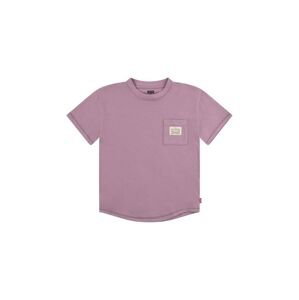 Detské tričko Levi's bordová farba, s potlačou