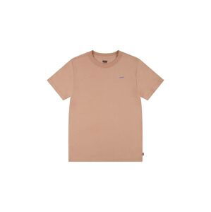Detské bavlnené tričko Levi's oranžová farba, jednofarebný