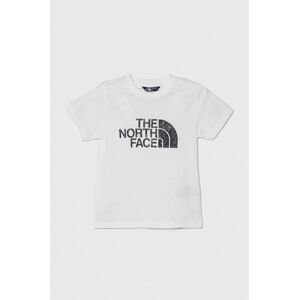 Detské tričko The North Face EASY TEE biela farba, s potlačou