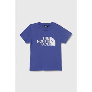 Detské tričko The North Face EASY TEE fialová farba, s potlačou