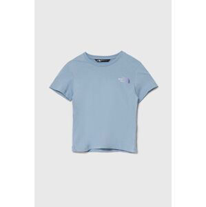 Detské bavlnené tričko The North Face RELAXED GRAPHIC TEE 2 tyrkysová farba