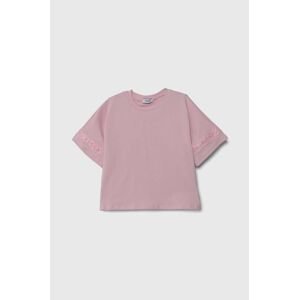 Detské tričko Pinko Up ružová farba